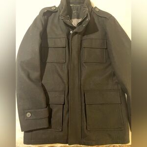 Calvin Klein black wool coat Men’s Size M